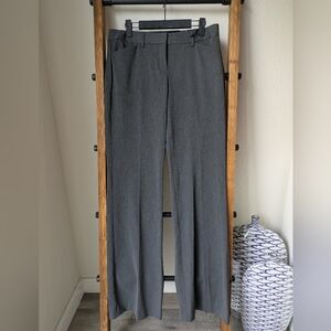 NWT Express Women's Editor Flare Gray Boot Cut Pants - Size 4L